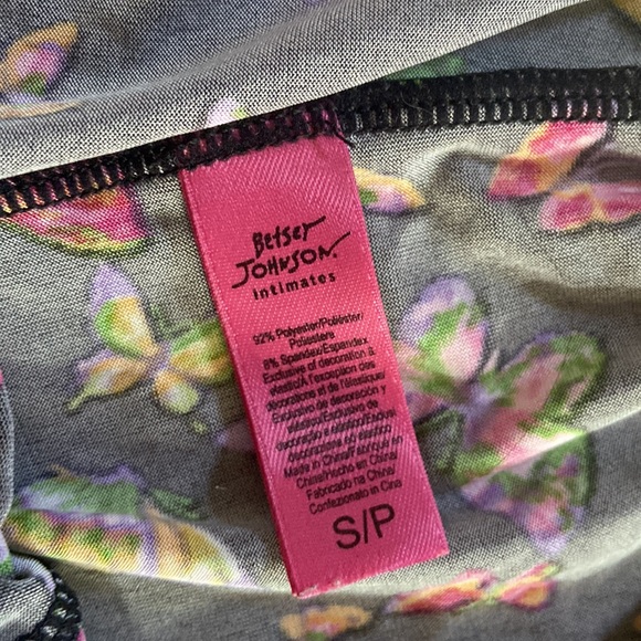 Betsey Johnson intimates butterfly pjs - Picture 3 of 5